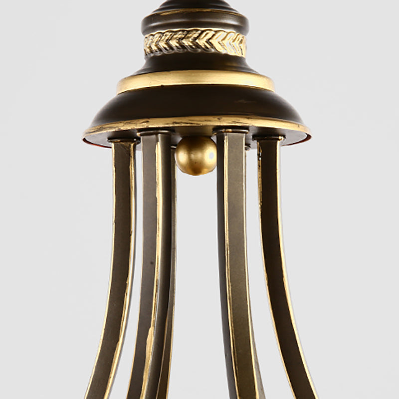 American Style Countryside Chandelier Multi Head Hanging Light for Sitting Room