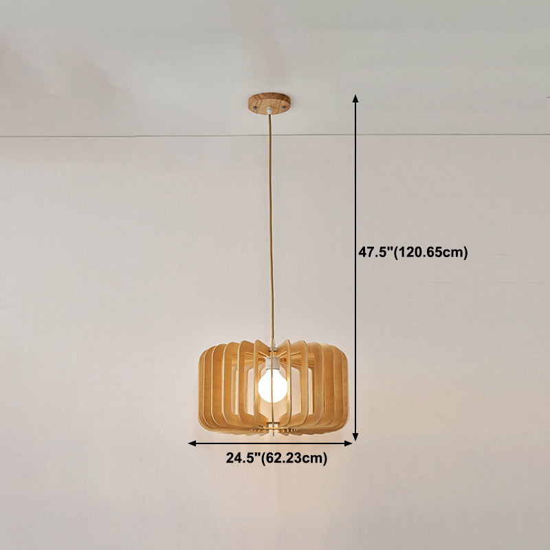 Nordic Style Pendant Ceiling Light Wood Living Room Hanging Light Fixture