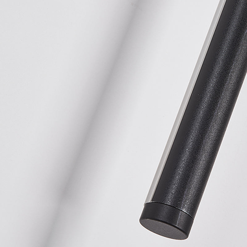 Lineare Form Metall hängend hängendem Licht moderner Stil 1 leichte hängende Leuchten