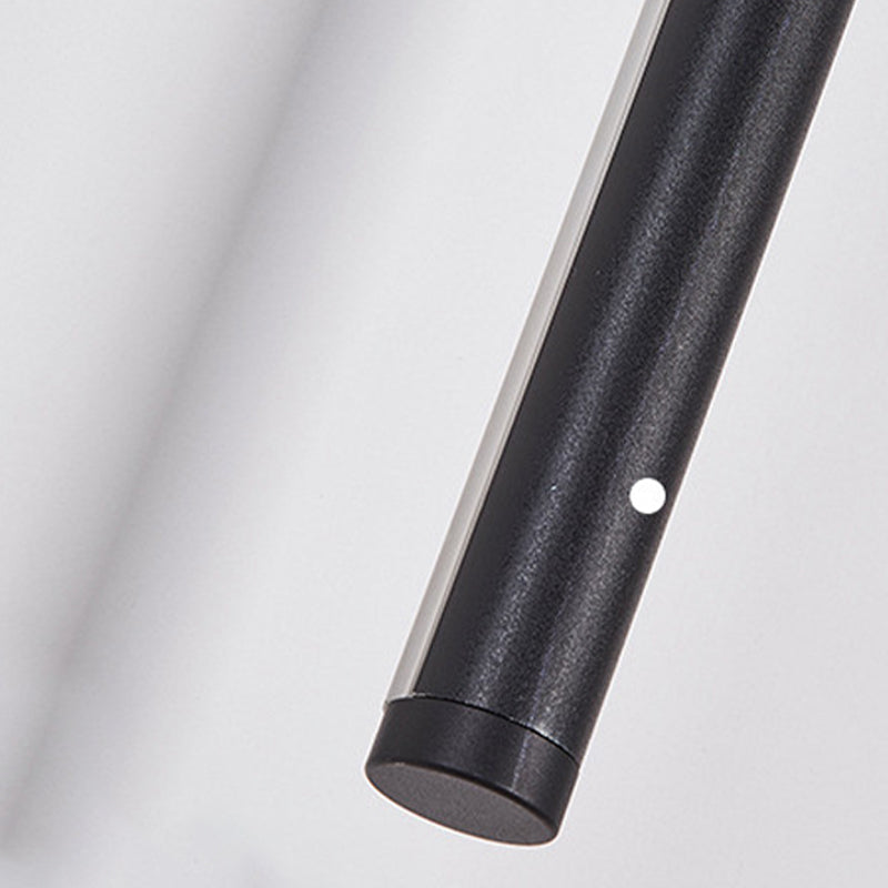 Lineare Form Metall hängend hängendem Licht moderner Stil 1 leichte hängende Leuchten