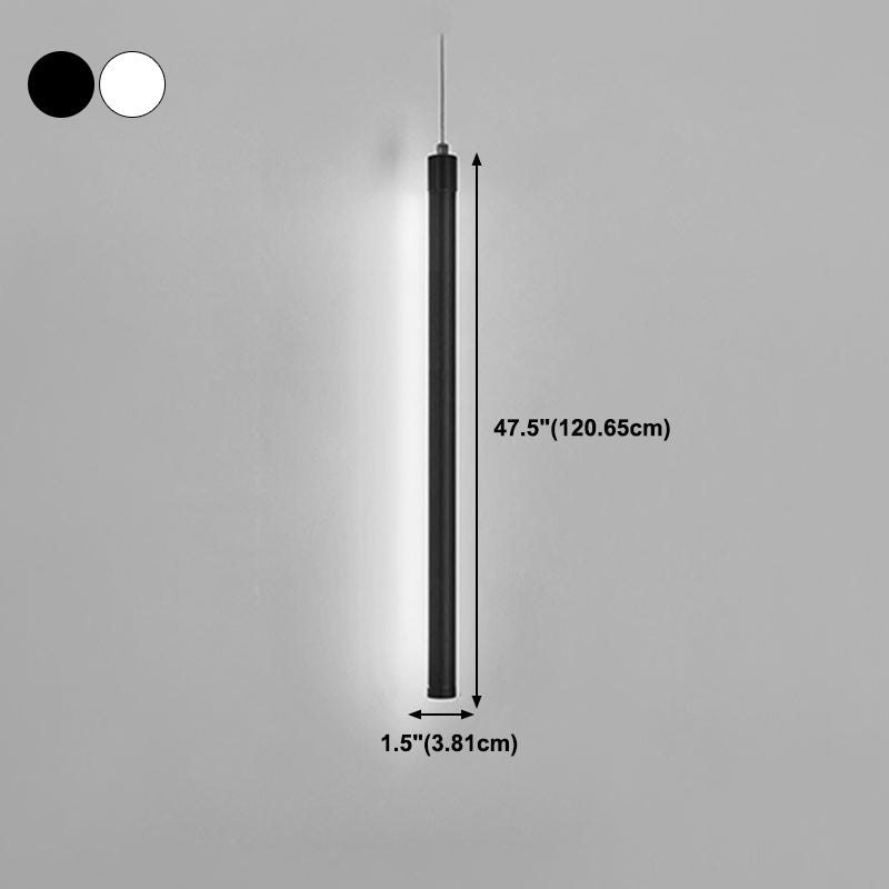 Lineare Form Metall hängend hängendem Licht moderner Stil 1 leichte hängende Leuchten