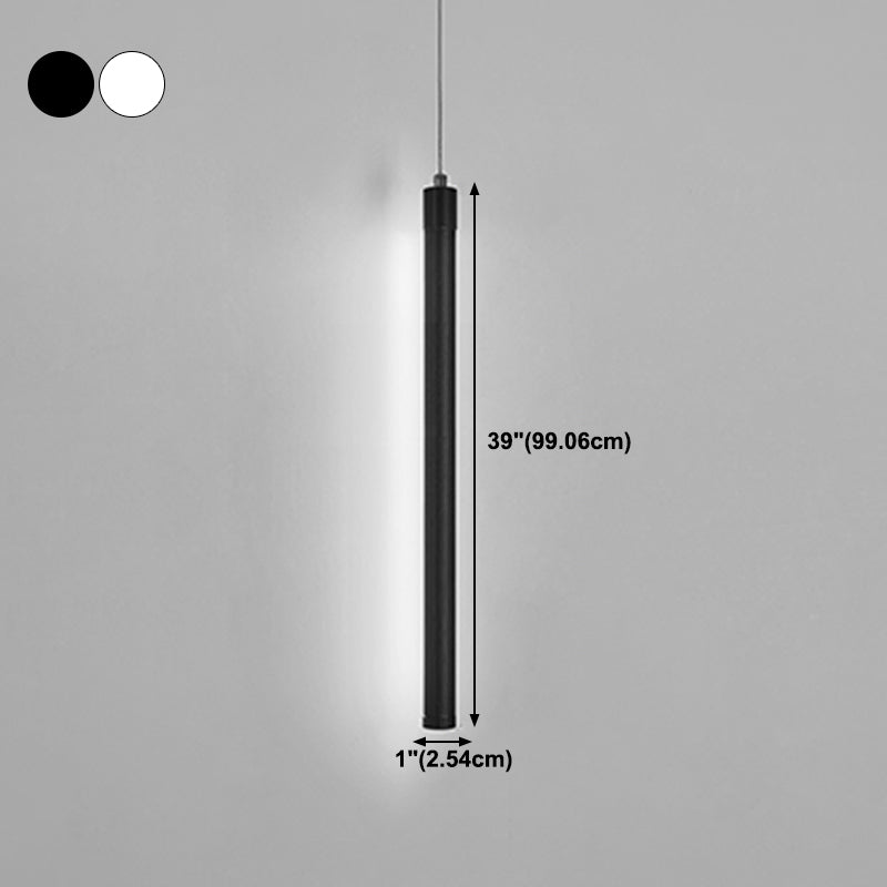 Lineare Form Metall hängend hängendem Licht moderner Stil 1 leichte hängende Leuchten