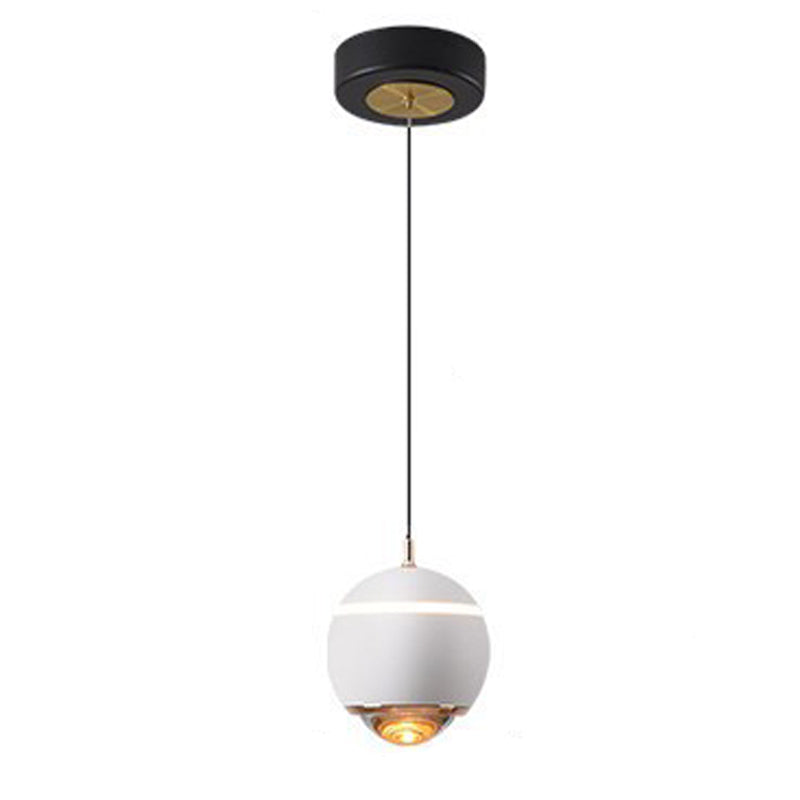 Spherical Shape Hanging Lighting Modern Style Metal 2 Light Hanging Lamp for Living Room