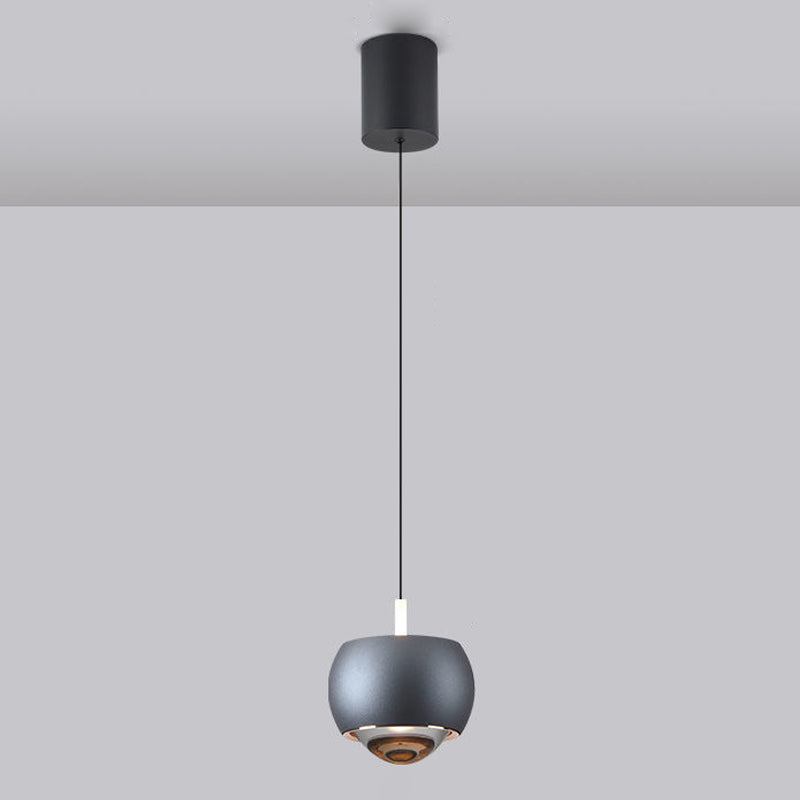 Spherical Shape Hanging Lighting Modern Style Metal 2 Light Hanging Lamp for Living Room