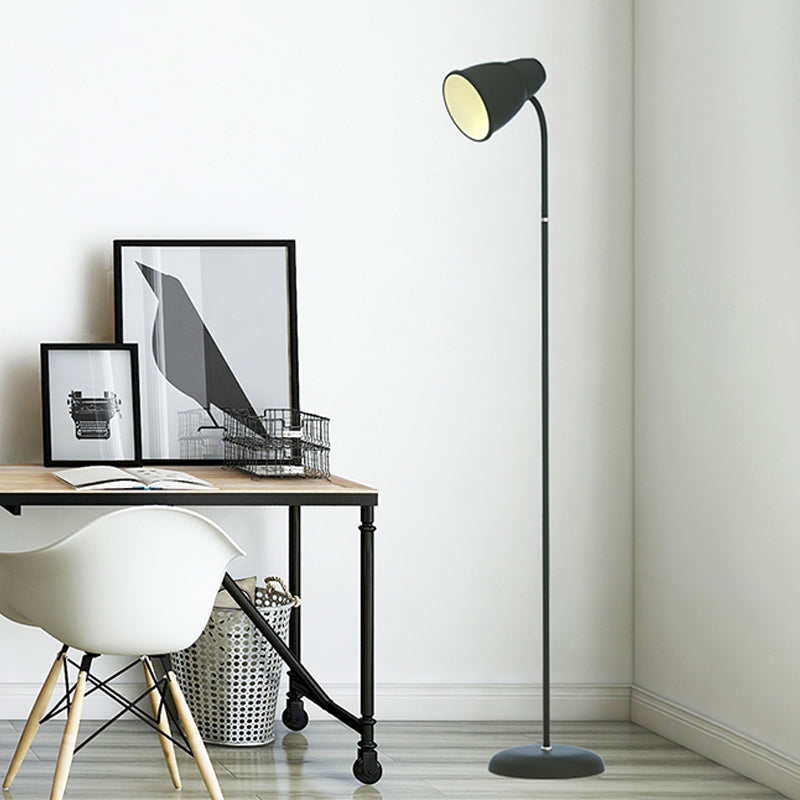 Geometric Metal Floor Light Modern Style 1 Light Floor Light Fixtures