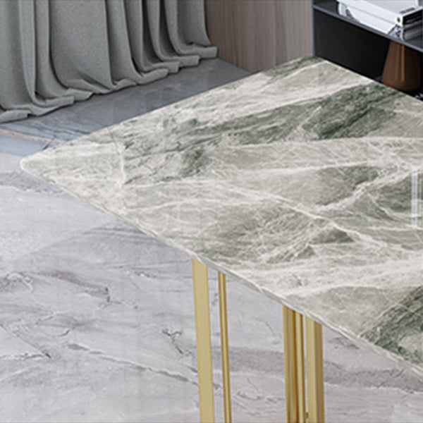 1/2/5/7 Pieces Luxury Dining Set Sintered Stone Dining Table with Leather Chairs