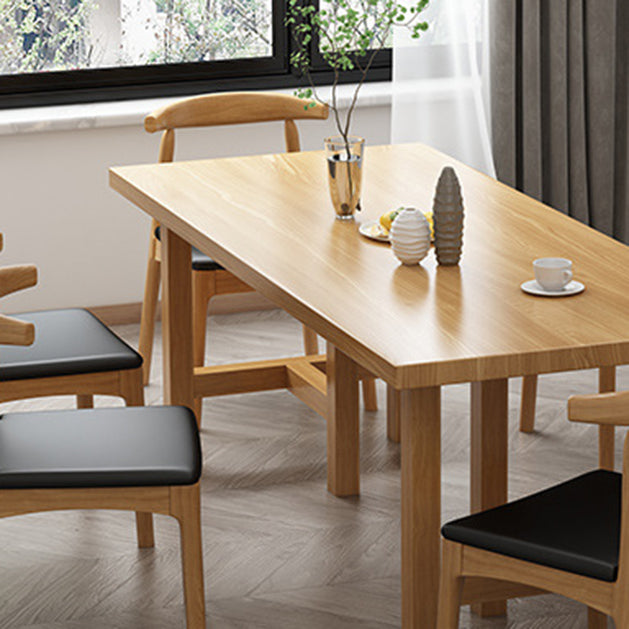 Contemporary 1/2/7 Pieces Dining Set with Solid Wood Table Dining Furniture