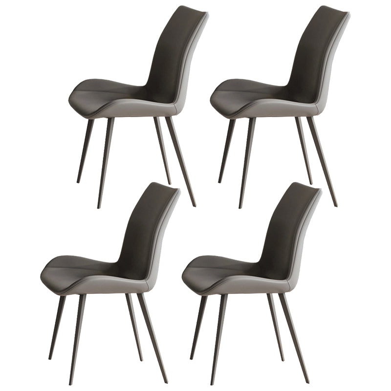 Modern 1/4/5/7 Pieces Dining Set Rectangle Black Dining Table Set for Home Use