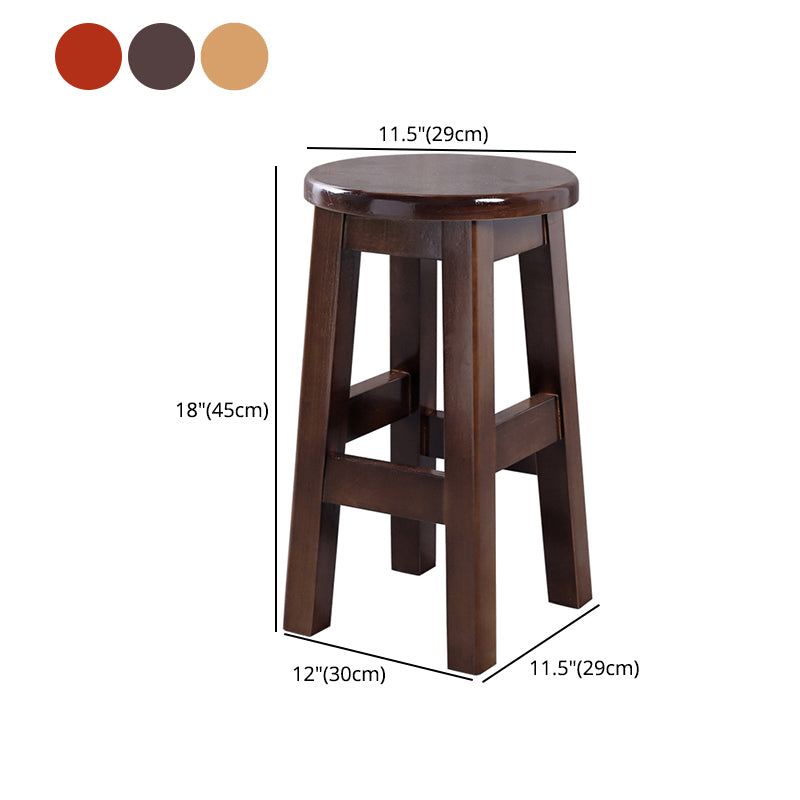 Taburete contemporáneo de barra de goma taburete de bar de interior con asiento de madera y reposapiés