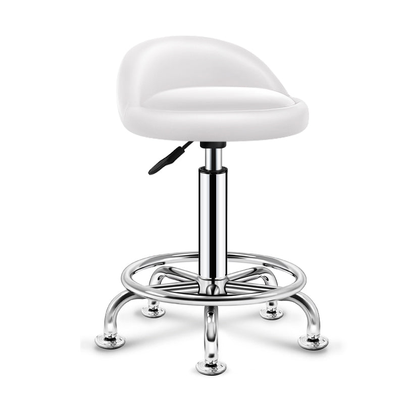 Modern Rotatable Adjustable Counter Stool Steel Cashier Bar Stool with Cushion and Pedal