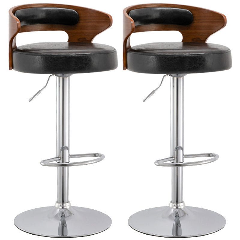 Moderner Metallhocker mit drehbarem und höhenverstellbarem, schlichtem Barhocker für das Wohnzimmer