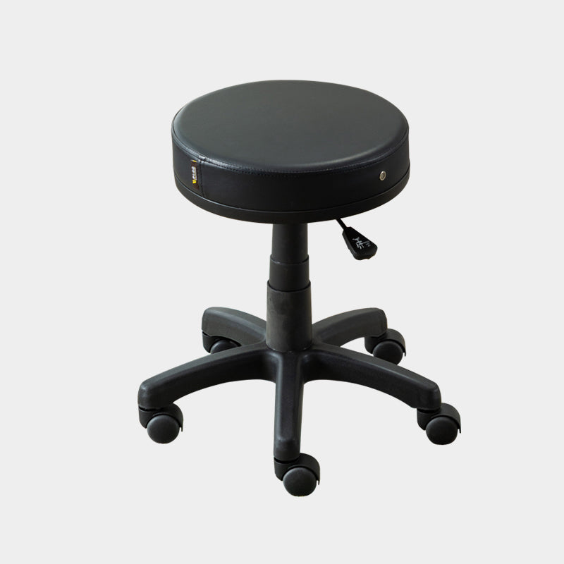 Contemporary Swivel Adjustable Height Bar Stool Indoor Bar Stool with Backless
