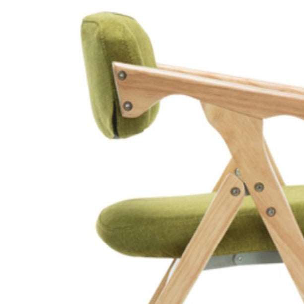 Silla lateral plegable de cuero moderna, silla de comedor con respaldo abierto y acabado mate