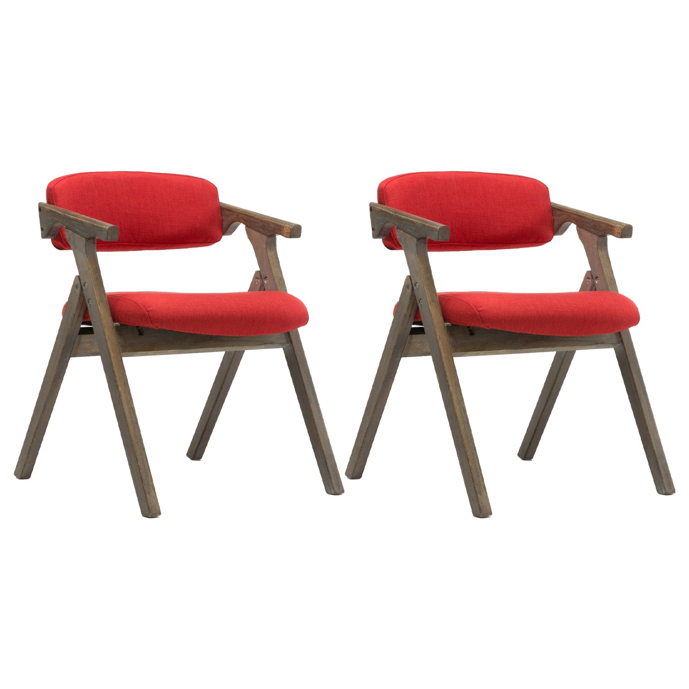 Silla lateral plegable de cuero moderna, silla de comedor con respaldo abierto y acabado mate