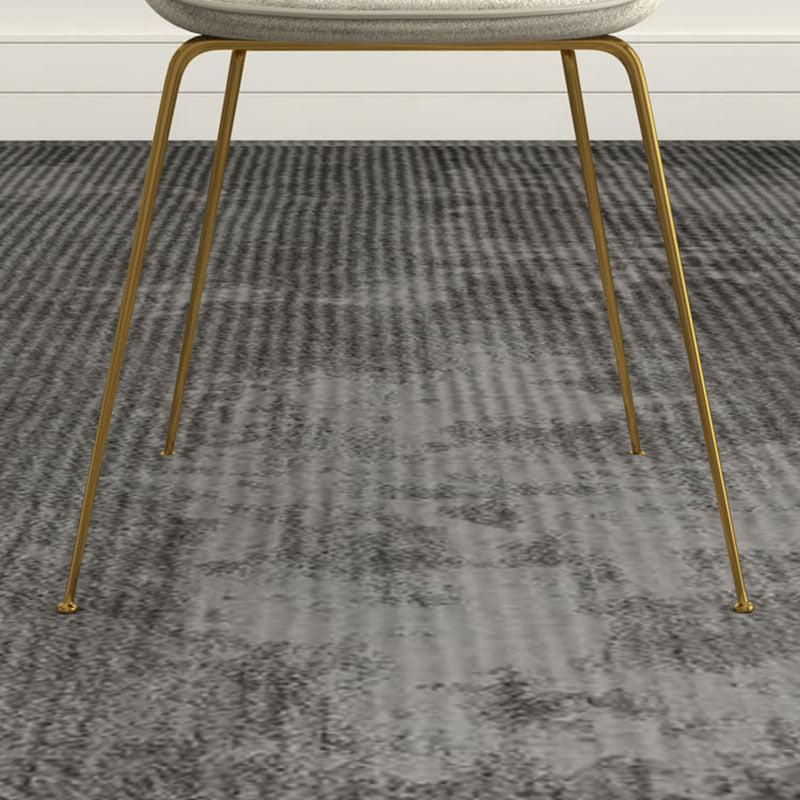 Silla lateral de comedor de tela de estilo nórdico, silla con respaldo sólido sin brazos para uso doméstico