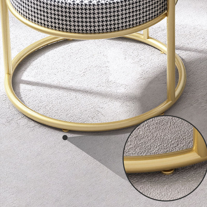 Silla lateral tapizada de lujo sin brazos con respaldo abierto de estilo escandinavo