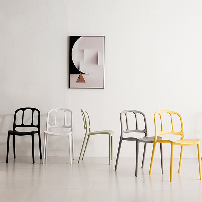 Scandinavisch plastic eetkeukenkamer stoel Windsor zijstoel