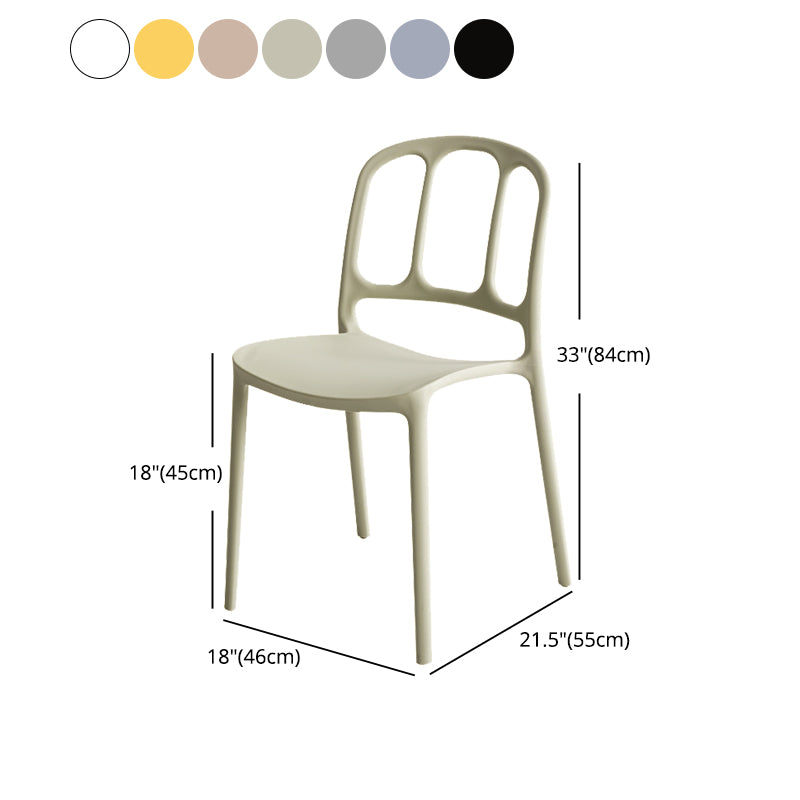 Scandinavisch plastic eetkeukenkamer stoel Windsor zijstoel