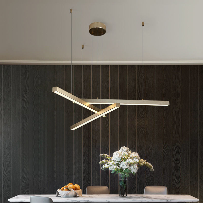 Multi-Light Chandelier Lighting Fixtures Metal Modern Hanging Chandelier for Living Room