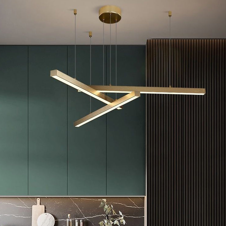 Multi-Light Chandelier Lighting Fixtures Metal Modern Hanging Chandelier for Living Room