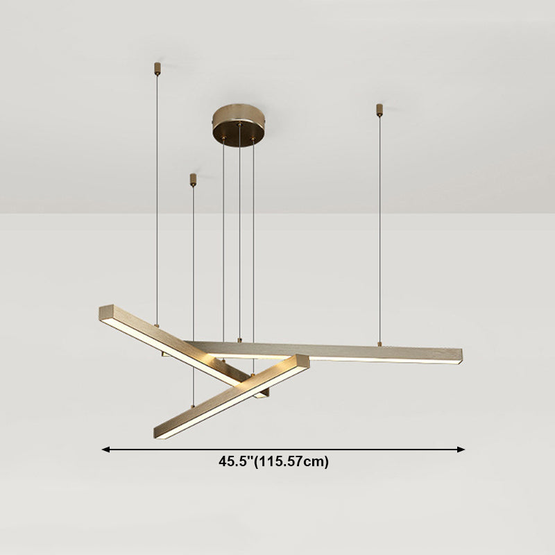 Multi-Light Chandelier Lighting Fixtures Metal Modern Hanging Chandelier for Living Room