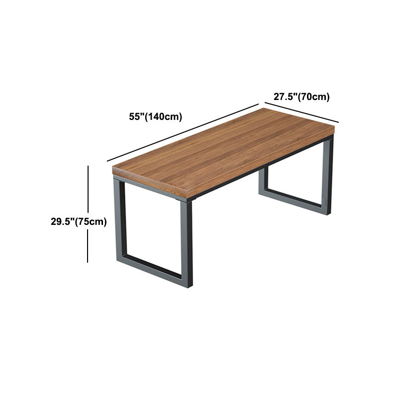 Natural Industrial 1/2/5/7 Pieces Dining Table Set Solid Wood Fixed Dining Table Furniture