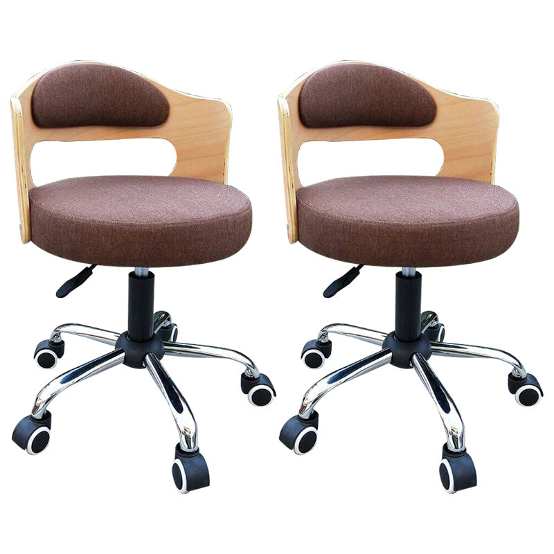 Modern Rotatable Adjustable Counter Stool Steel Bar Stool with Cushion