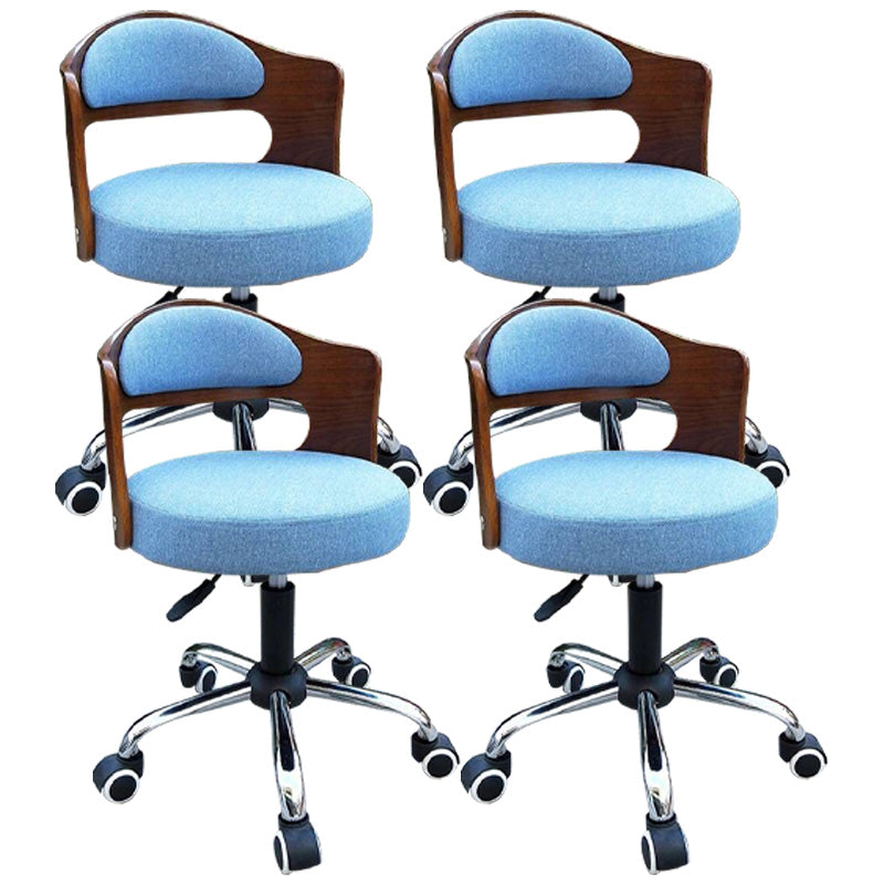 Modern Rotatable Adjustable Counter Stool Steel Bar Stool with Cushion