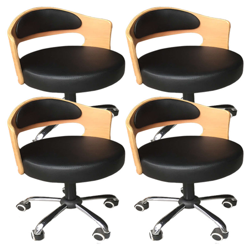 Modern Rotatable Adjustable Counter Stool Steel Bar Stool with Cushion