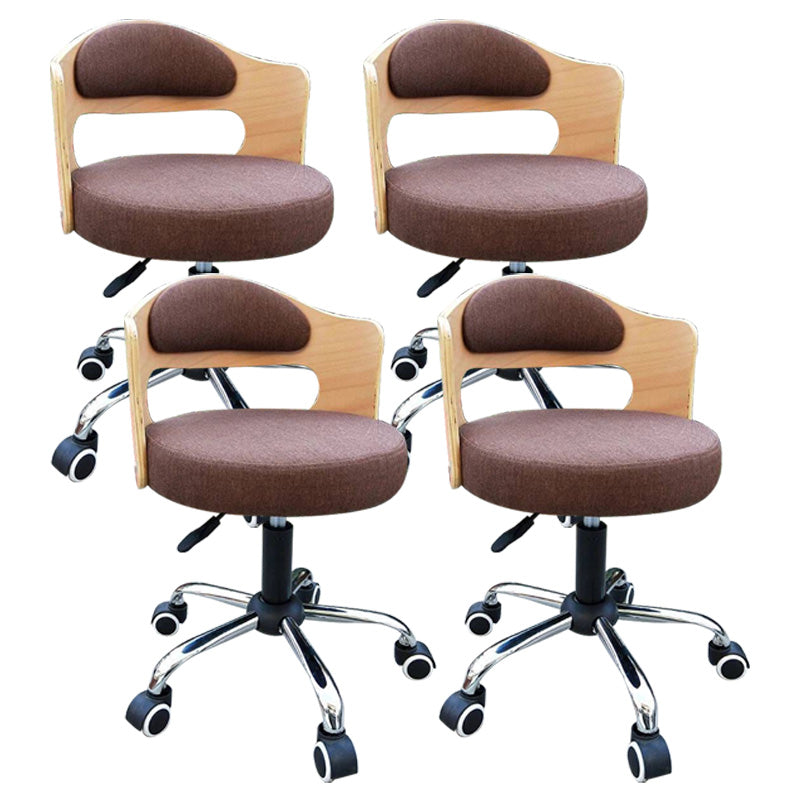 Modern Rotatable Adjustable Counter Stool Steel Bar Stool with Cushion