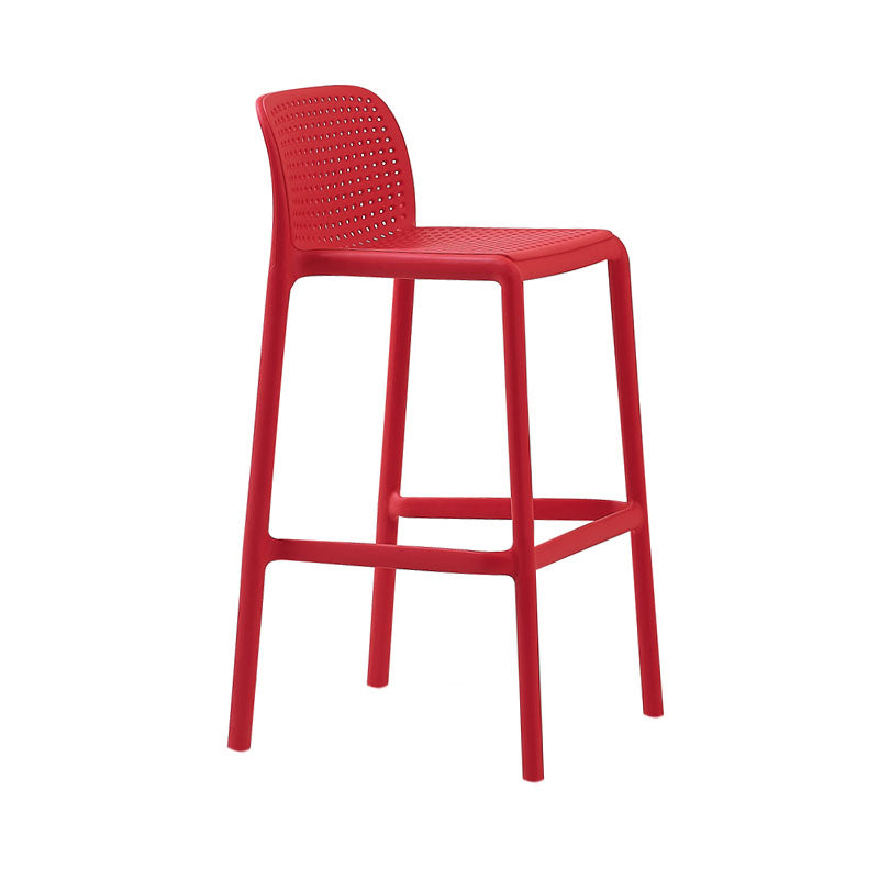 Scandinavia Style Bar-stool Square Seat PP Legs for Kitchen Bar