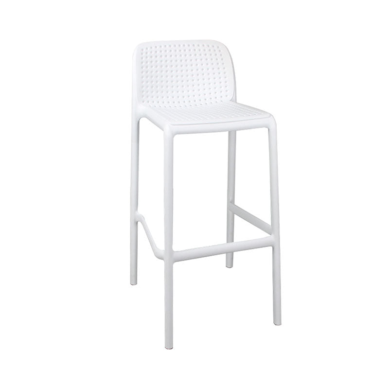 Scandinavia Style Bar-stool Square Seat PP Legs for Kitchen Bar