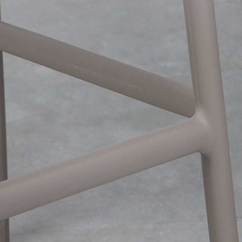 Scandinavia Style Bar-stool Square Seat PP Legs for Kitchen Bar