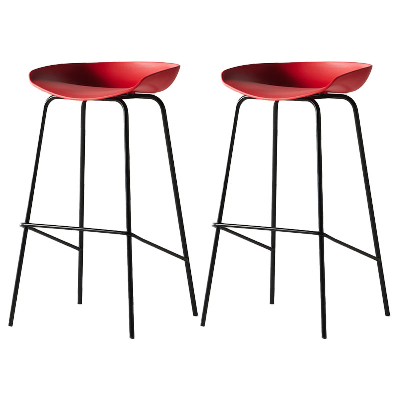 Taburete de bar de estilo industrial Asiento de cubo de hierro para barras de restaurantes