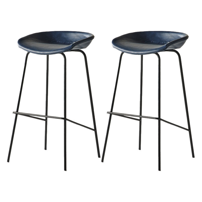 Taburete de bar de estilo industrial Asiento de cubo de hierro para barras de restaurantes