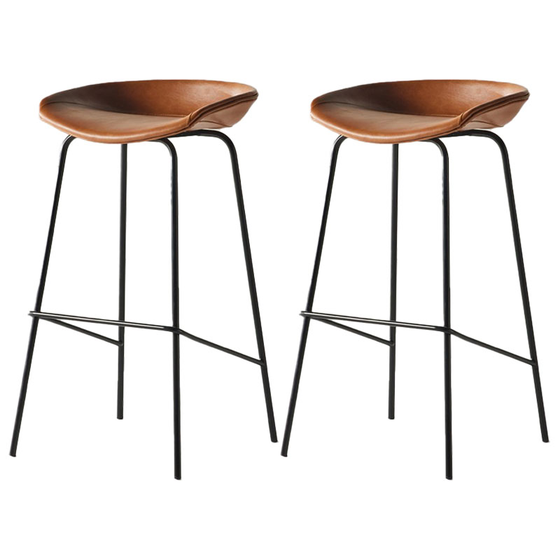 Taburete de bar de estilo industrial Asiento de cubo de hierro para barras de restaurantes