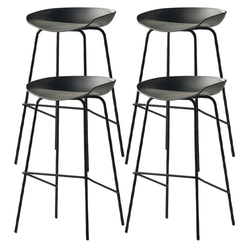Taburete de bar de estilo industrial Asiento de cubo de hierro para barras de restaurantes
