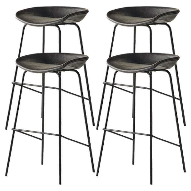 Taburete de bar de estilo industrial Asiento de cubo de hierro para barras de restaurantes