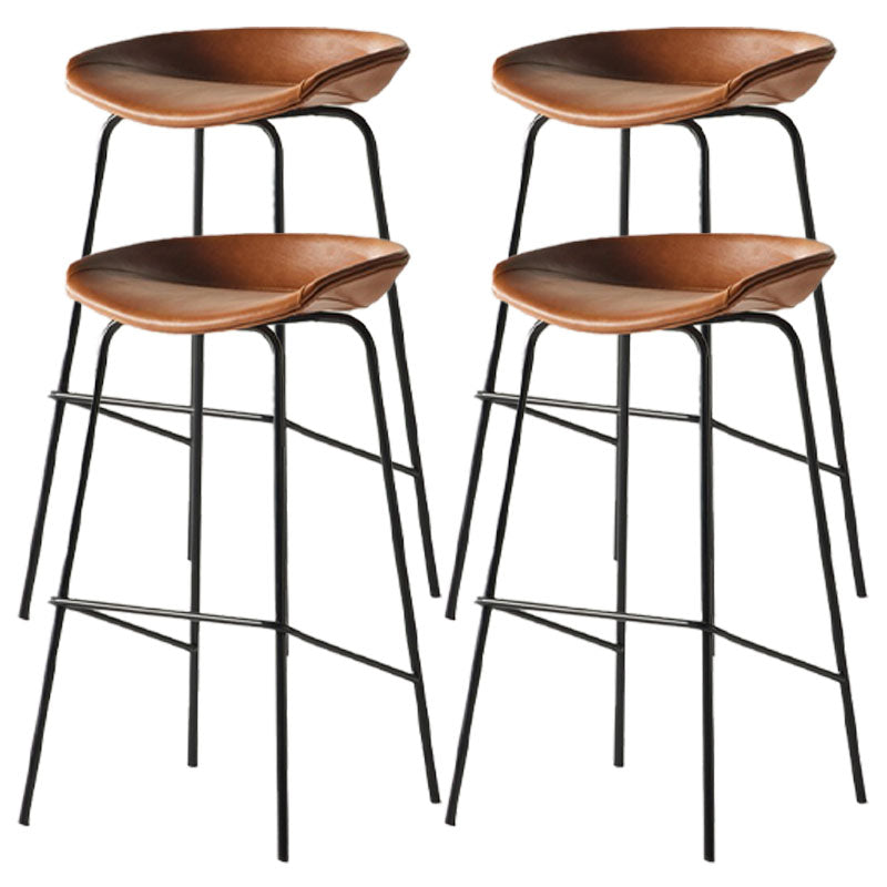 Taburete de bar de estilo industrial Asiento de cubo de hierro para barras de restaurantes