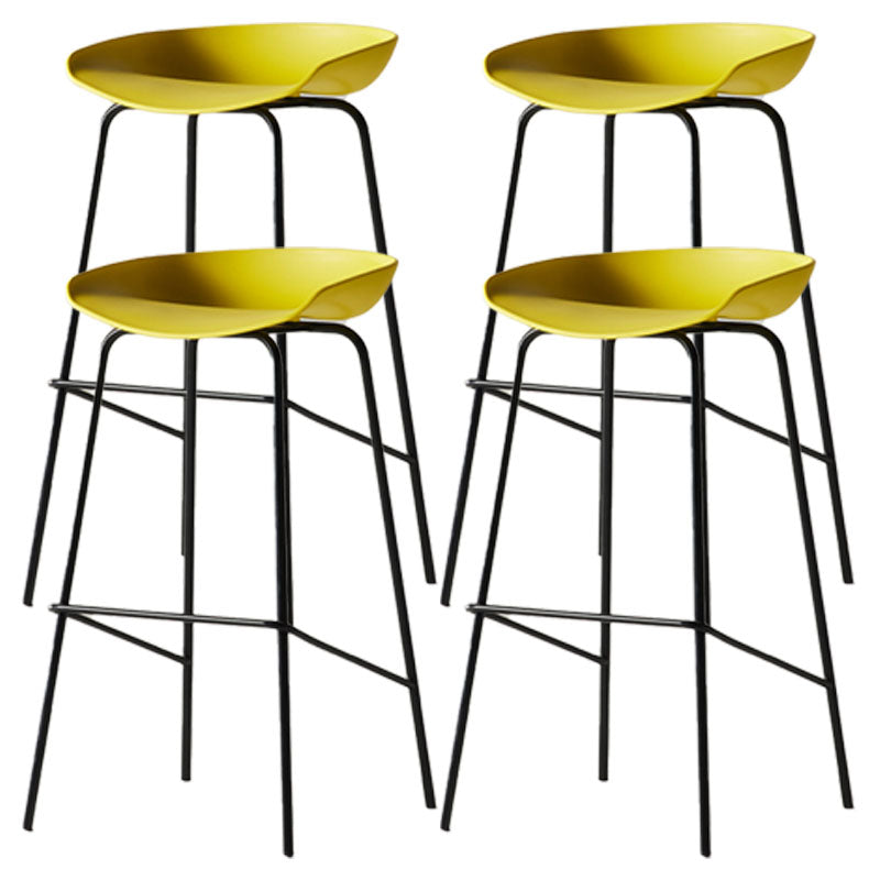 Taburete de bar de estilo industrial Asiento de cubo de hierro para barras de restaurantes