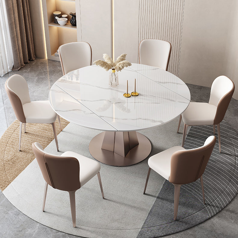 Modern 1/2/5/7 Pieces Dining Set Stone Dining Furniture Set for Dining Room