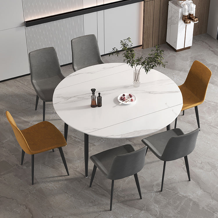 Modern 1/4/5/7 Pieces Dining Set Sintered Stone Top Dining Furniture