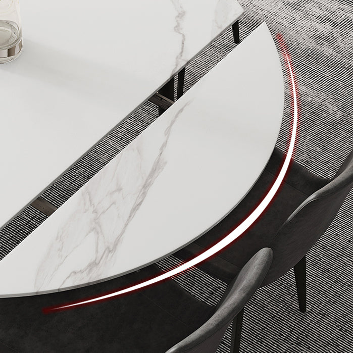 Modern 1/4/5/7 Pieces Dining Set Sintered Stone Top Dining Furniture