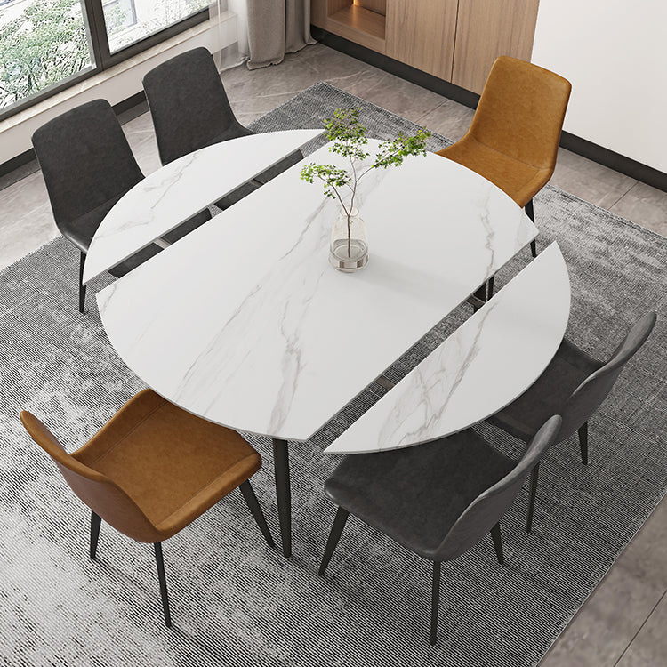 Modern 1/4/5/7 Pieces Dining Set Sintered Stone Top Dining Furniture