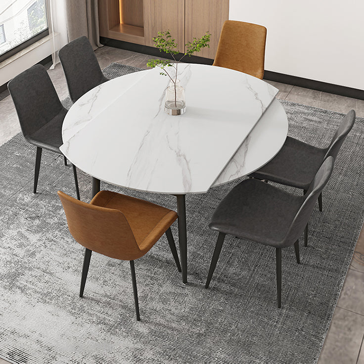 Modern 1/4/5/7 Pieces Dining Set Sintered Stone Top Dining Furniture