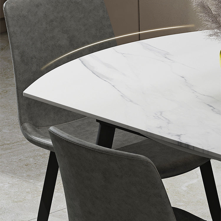 1/4/5/7 Pieces Dining Set Modern Sintered Stone Dining Furniture