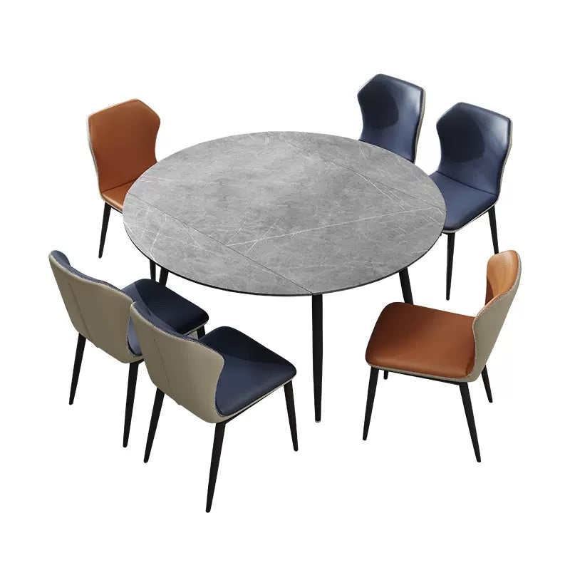 1/4/5/7 Pieces Dining Set Modern Sintered Stone Dining Furniture