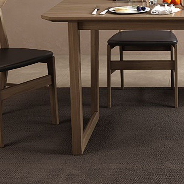 Modern Design 1/2/5/7 Pieces Furniture Solid Wood Dining Table and Chairs for Kitchen