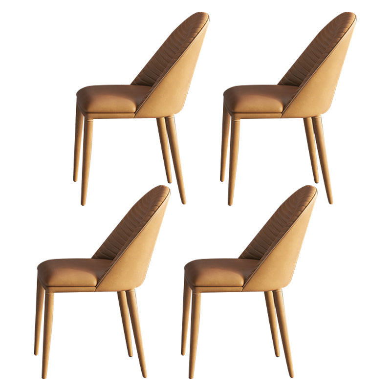 Contemporary 1/3/4/5/6 Pieces Dinette Set Rectangle Dining Room Table with Leather Chairs