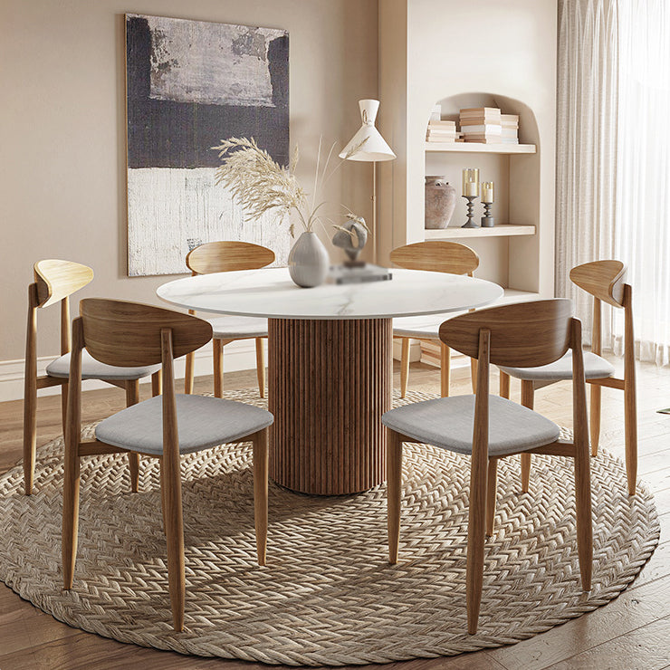 Modern Style 1/4/5/7 Pieces Dining Set Sintered Stone Dining Table Set for Kitchen